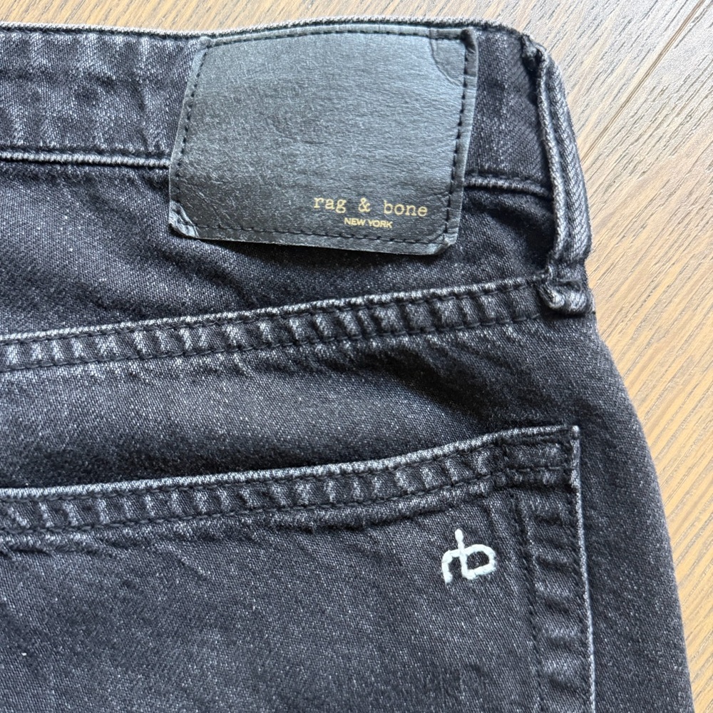 Rag & Bone Featherweight Logan Wide leg mid Jeans - Picture 12 of 12